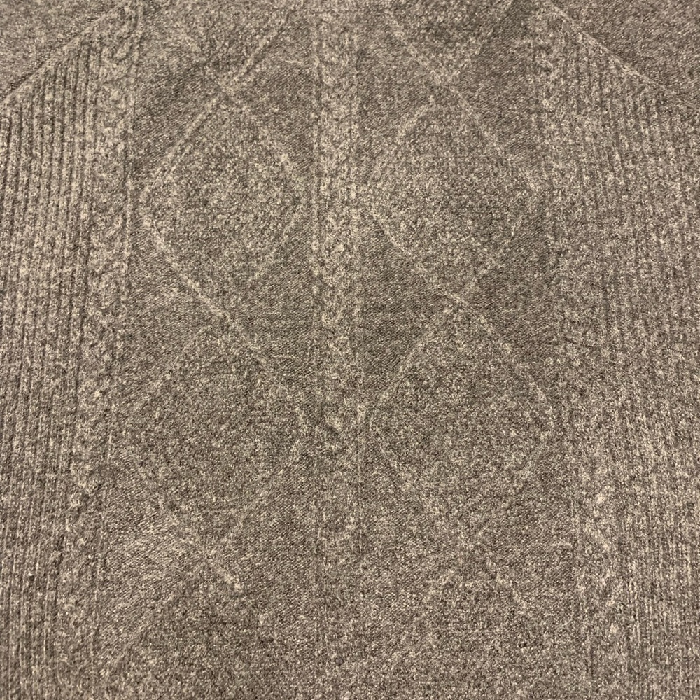 Talbots Gray Turtleneck Sweater with Beautiful Button detail - Picture 4 of 5